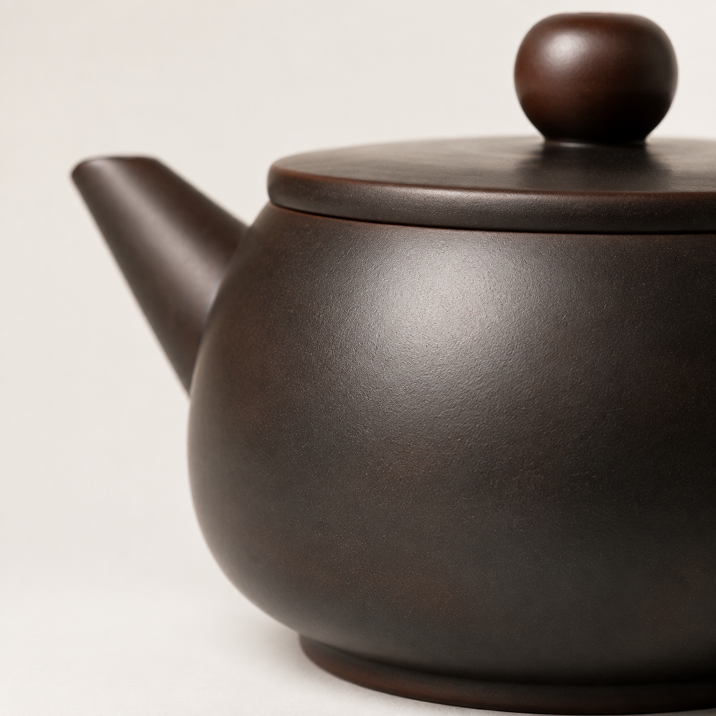 Minimalist Handcrafted Nixing Clay Teapot