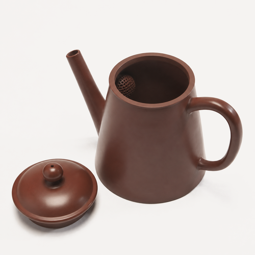 Architectural Handcrafted Nixing Clay Teapot